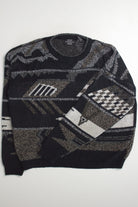 Abstract Pattern Expressions 80s Sweater