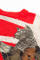 Vintage Magic Cat 80s Sweater 3986