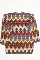 Patterned 80s Sweater
