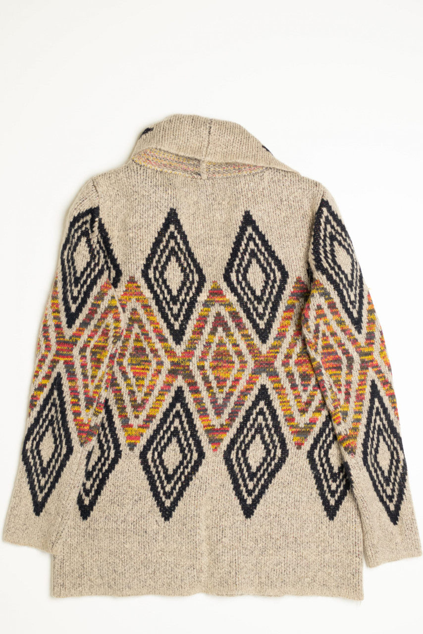 Woven Heart 80s Sweater