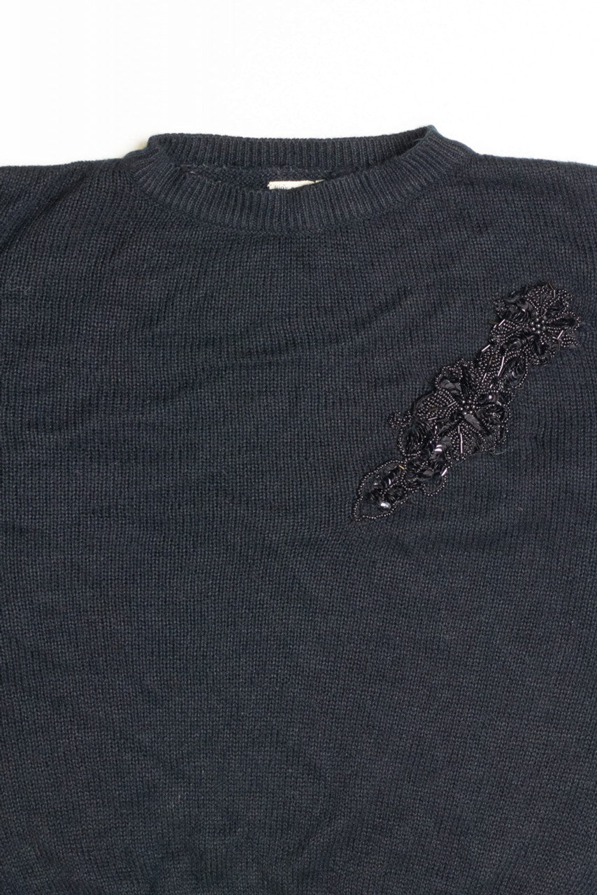 Black 80s Sweater