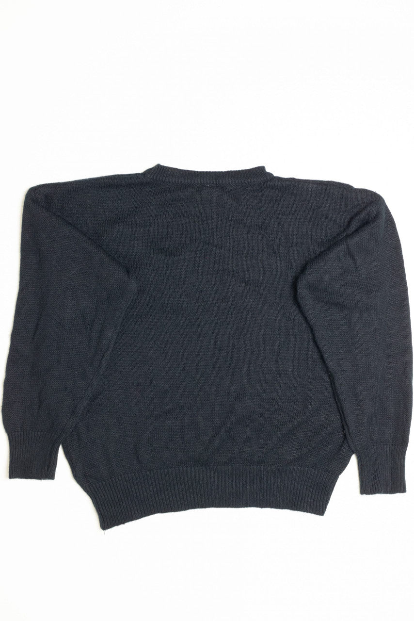 Black 80s Sweater