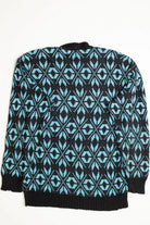 Blue and Black 80s Sweater