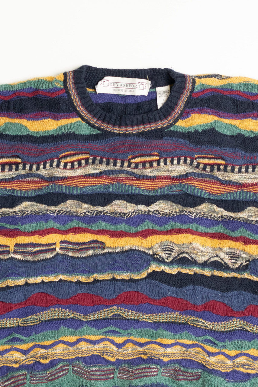 Coogi Style John Ashford 80s Sweater