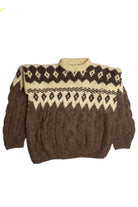 Vintage Brown 80s Sweater 4154