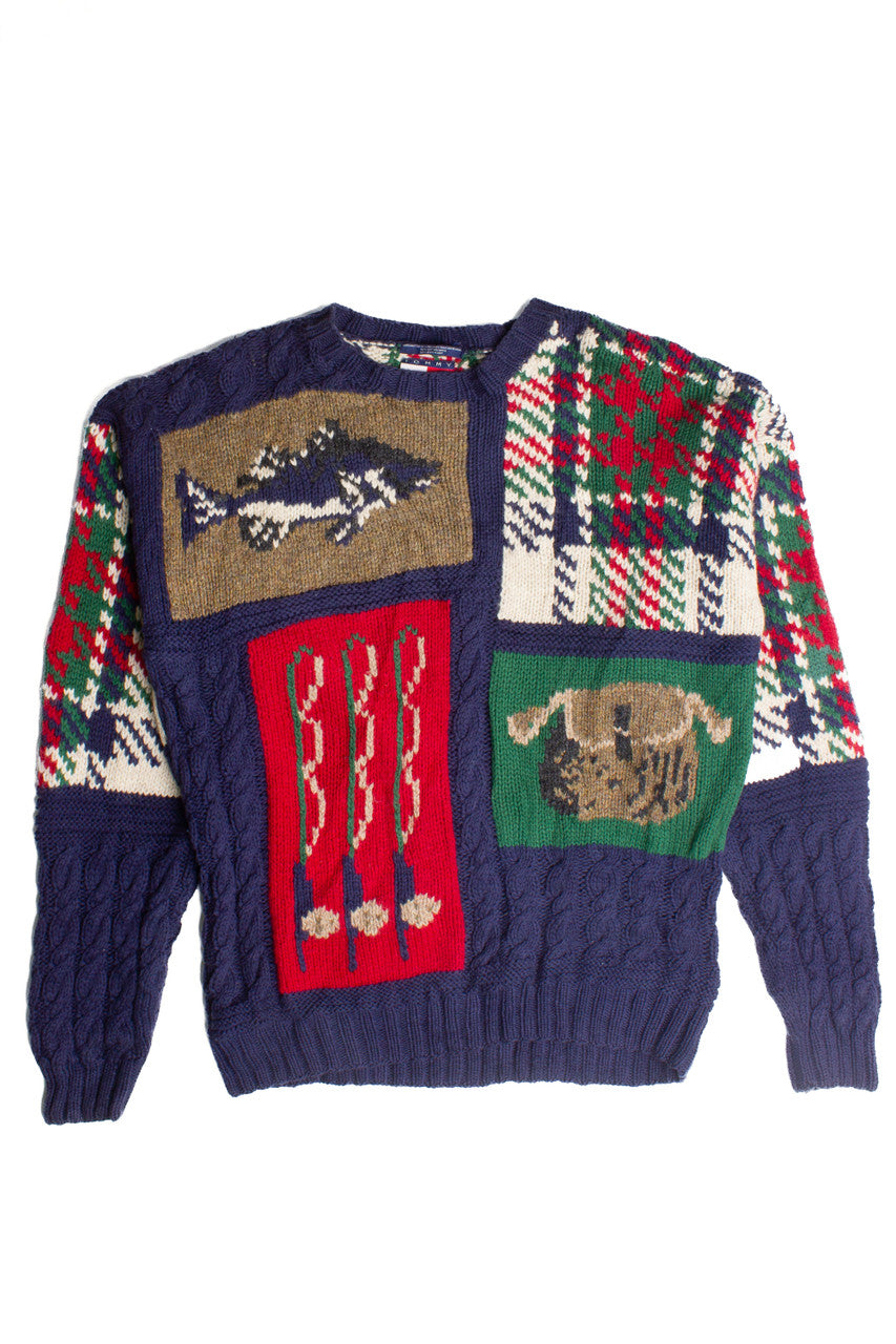 Vintage Tommy Hilfiger Fishing 80s Sweater (1990s)