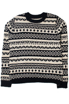 Vintage Soft Black And White 80s Sweater