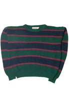 Vintage Classic Striped 80s Sweater