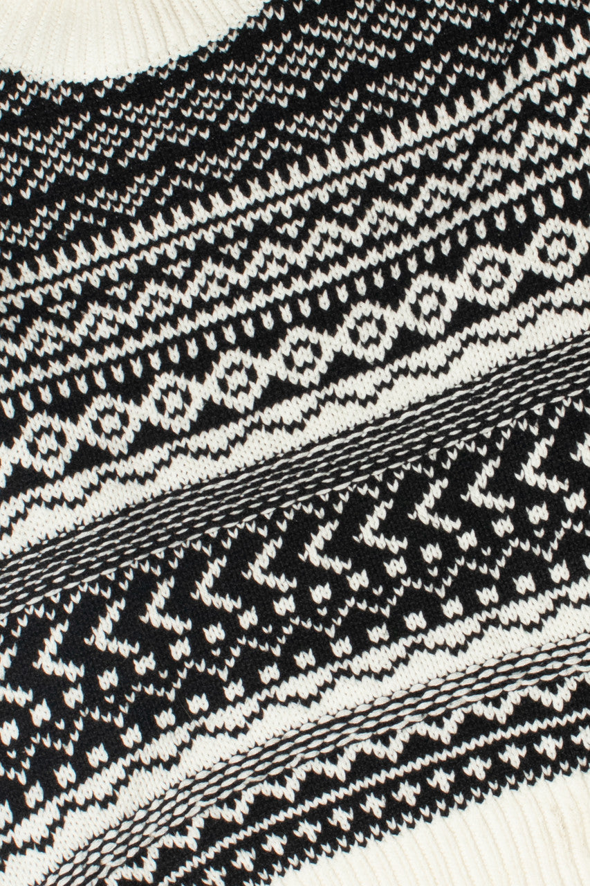  Recycled Stripe Knit 80s Sweater