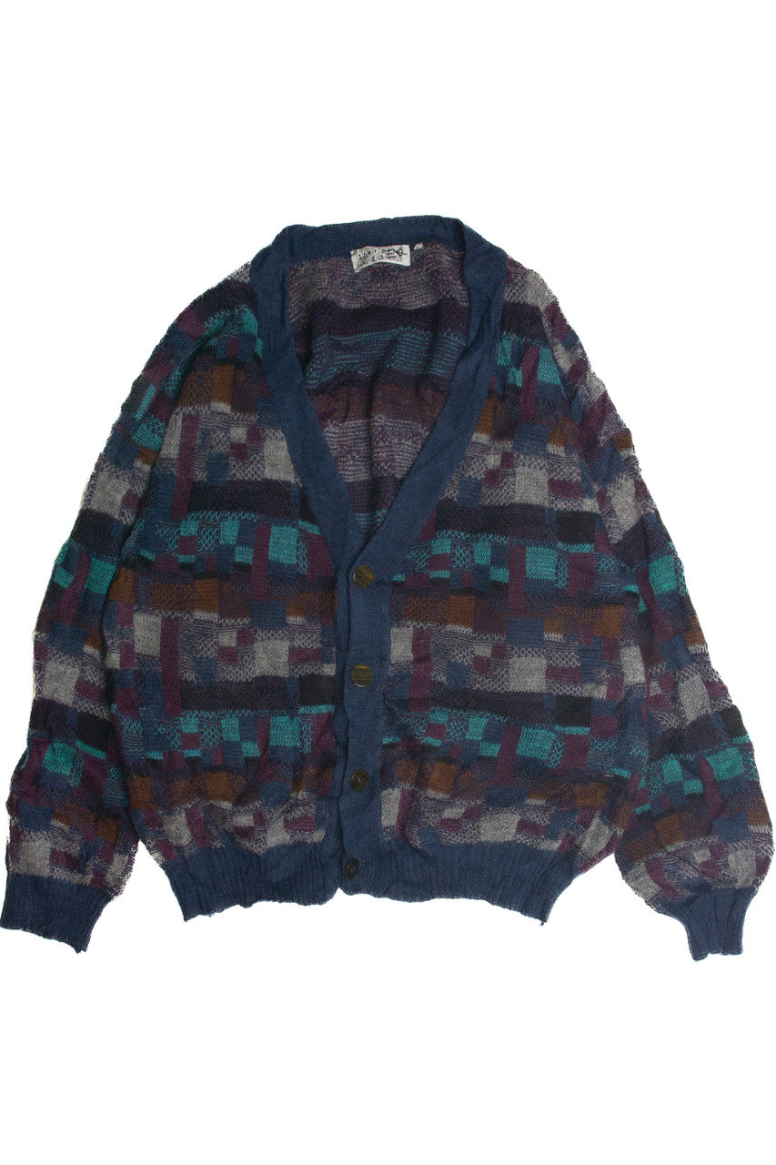 Vintage 80's Progetto Cardigan Progetto 80s Sweater