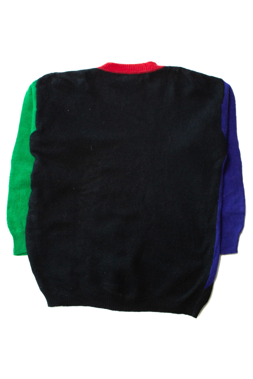 Vintage X Color Block 80s Sweater (1980s)