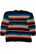 Vintage Rainbow Knit 80s Sweater