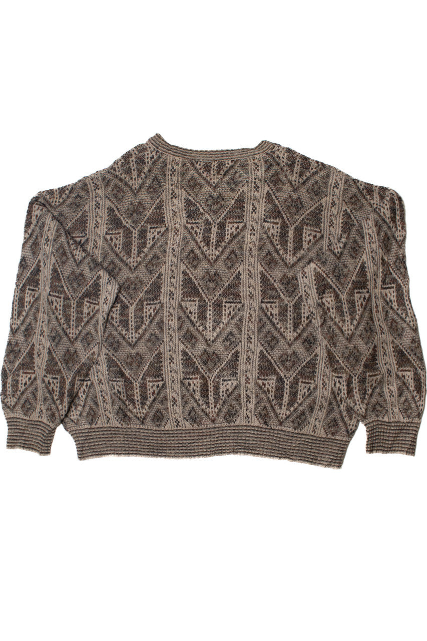 Vintage Geometric Murano 80s Sweater