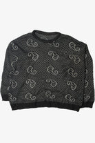 Vintage Paisley Polka Dot 80s Sweater