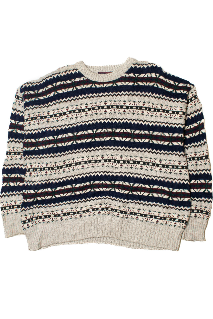 Vintage Horizontal Striped Roundtree & Yorke 80s Sweater