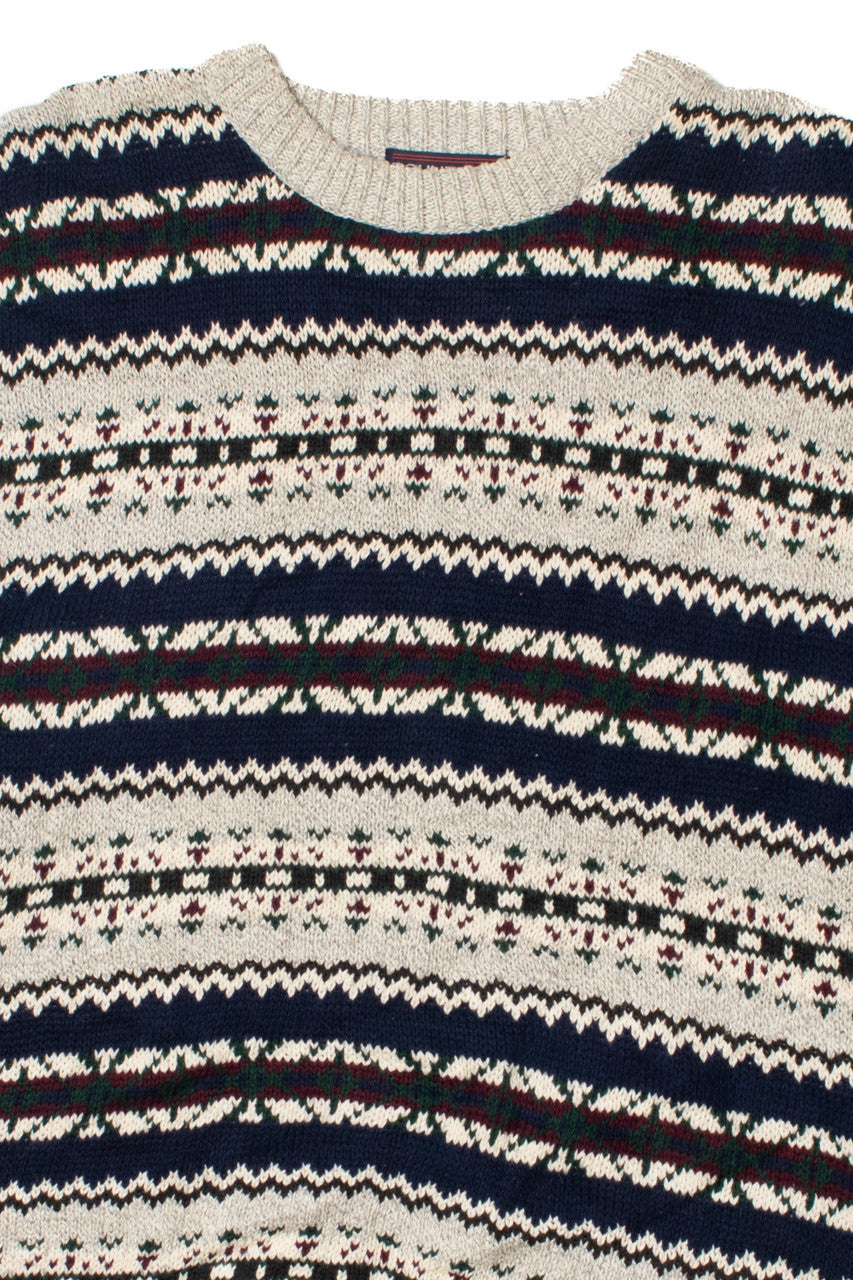 Vintage Horizontal Striped Roundtree & Yorke 80s Sweater