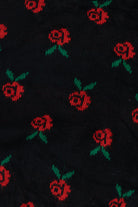 Vintage Digital Rose Knit 80s Sweater