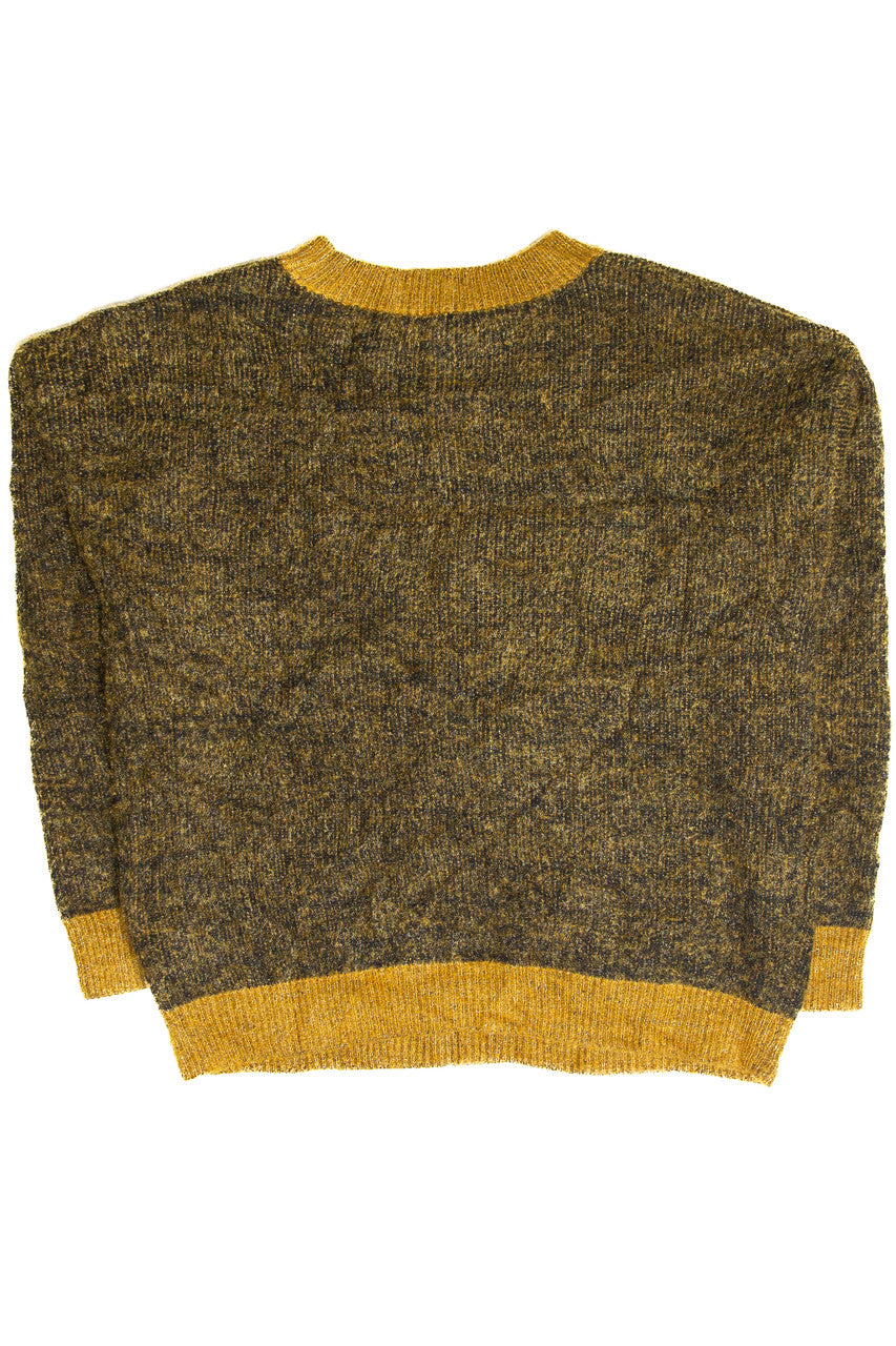 Recycled Cheetah 80s Style Sweater