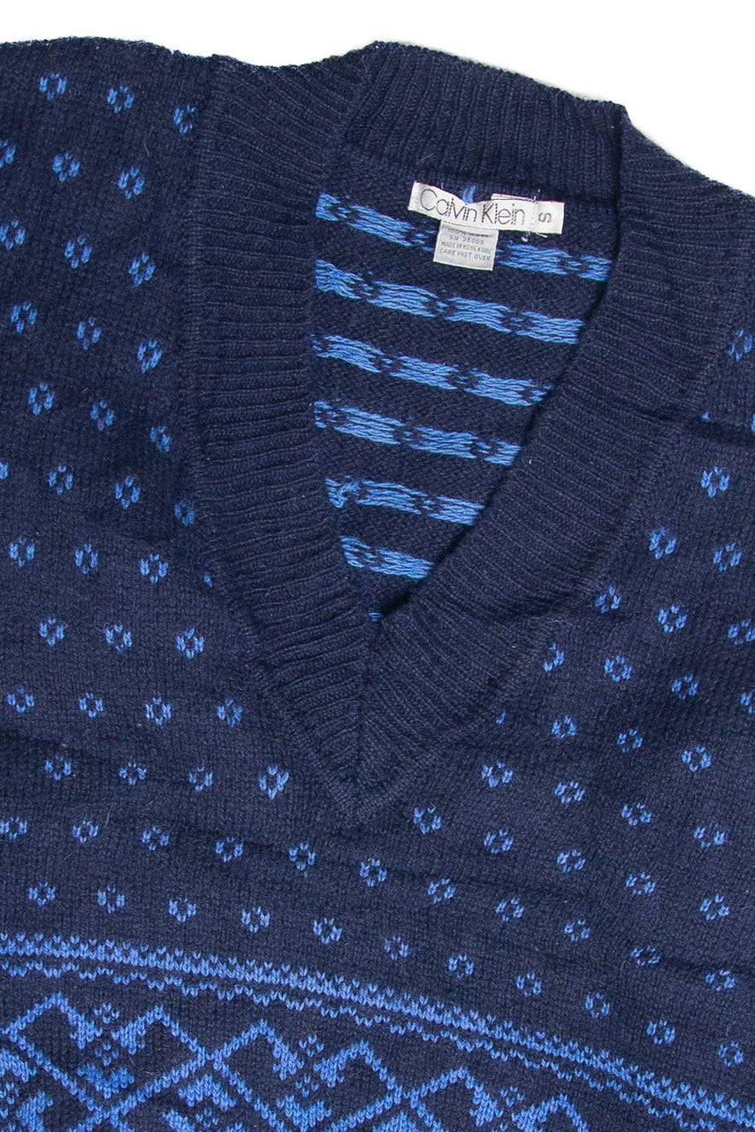Recycled Calvin Klein 80s Style Sweater