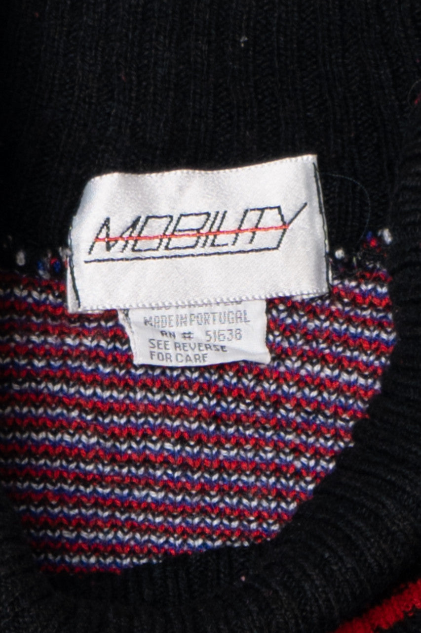 Vintage Ski 80s Turtleneck Sweater