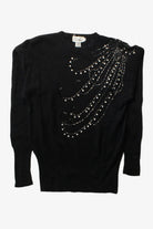 Vintage Rimini Beaded 80s Sweater (1980s)