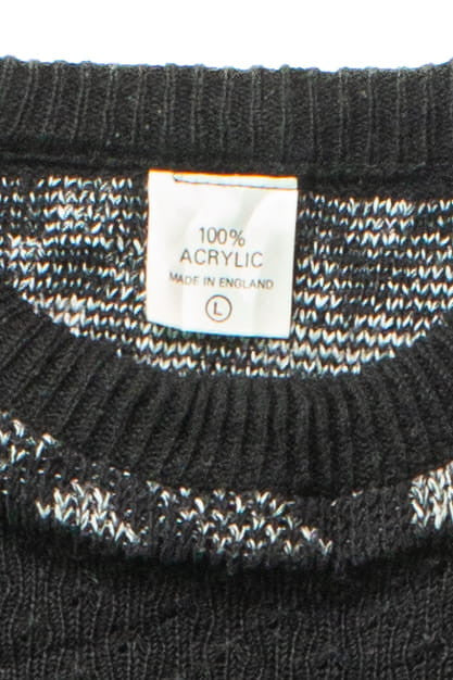 Vintage Black 80s Sweater 4367