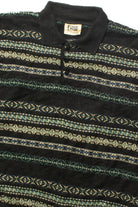 Vintage Fine Line Polo Collar 80s Sweater 4381