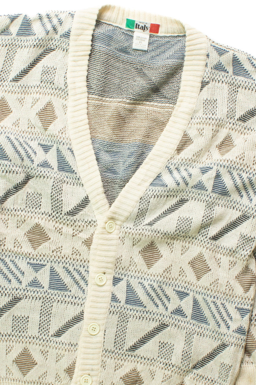 Vintage Made In Italy 80s Cardigan 4412