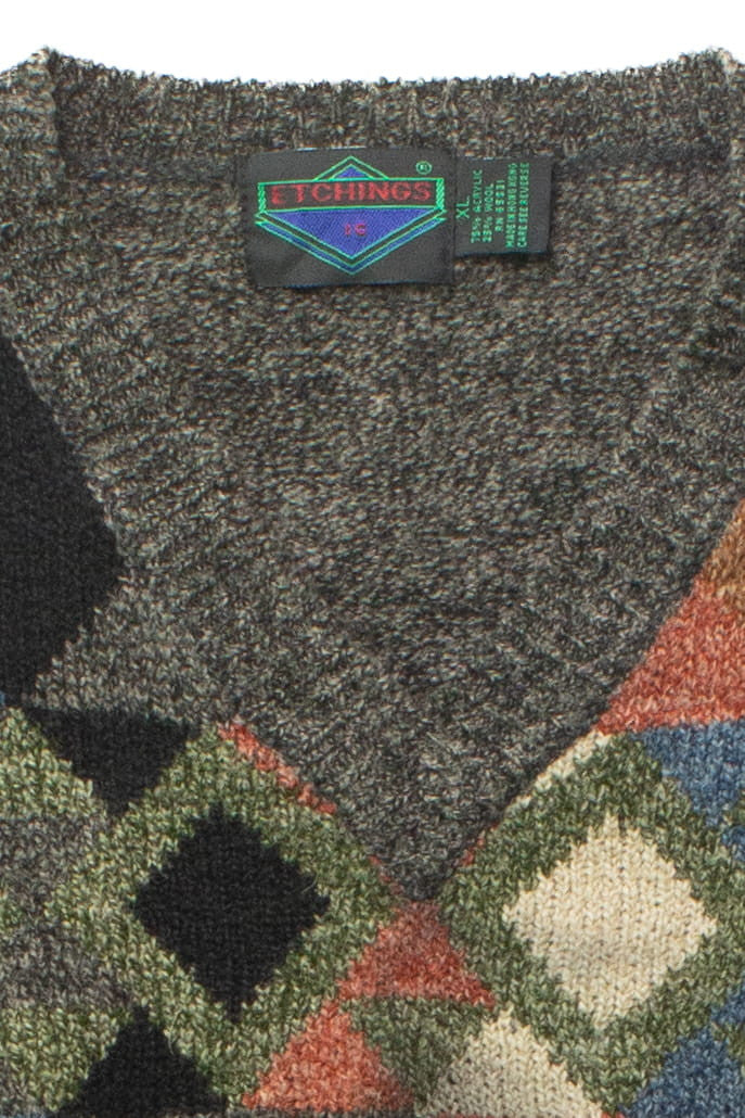 Vintage Etchings 80s Sweater 4417