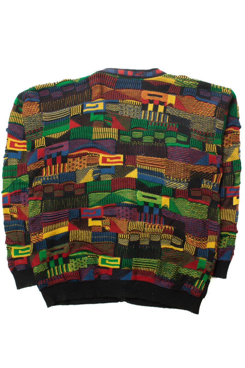 Vintage Protege Collection Coogi Style 80s Cardigan 4419
