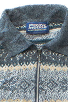 Vintage Pacific Motion Quarter Zip 80s Sweater