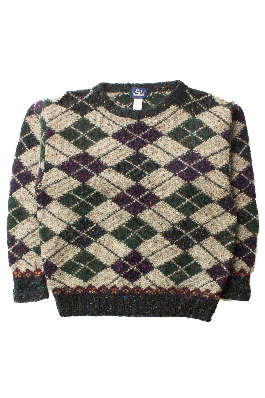 Vintage Woolrich Argyle Sweater 4440