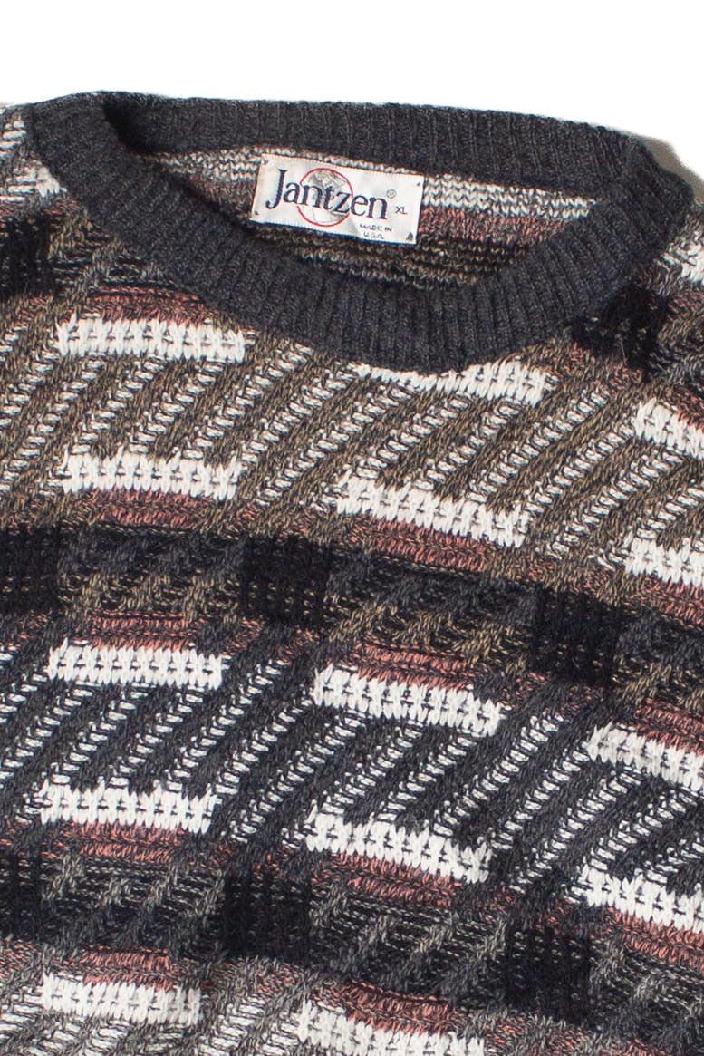 Vintage Block Pattern Jantzen Sweater