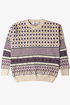 Vintage Penn's Landing Stripe Pattern 80s Sweater