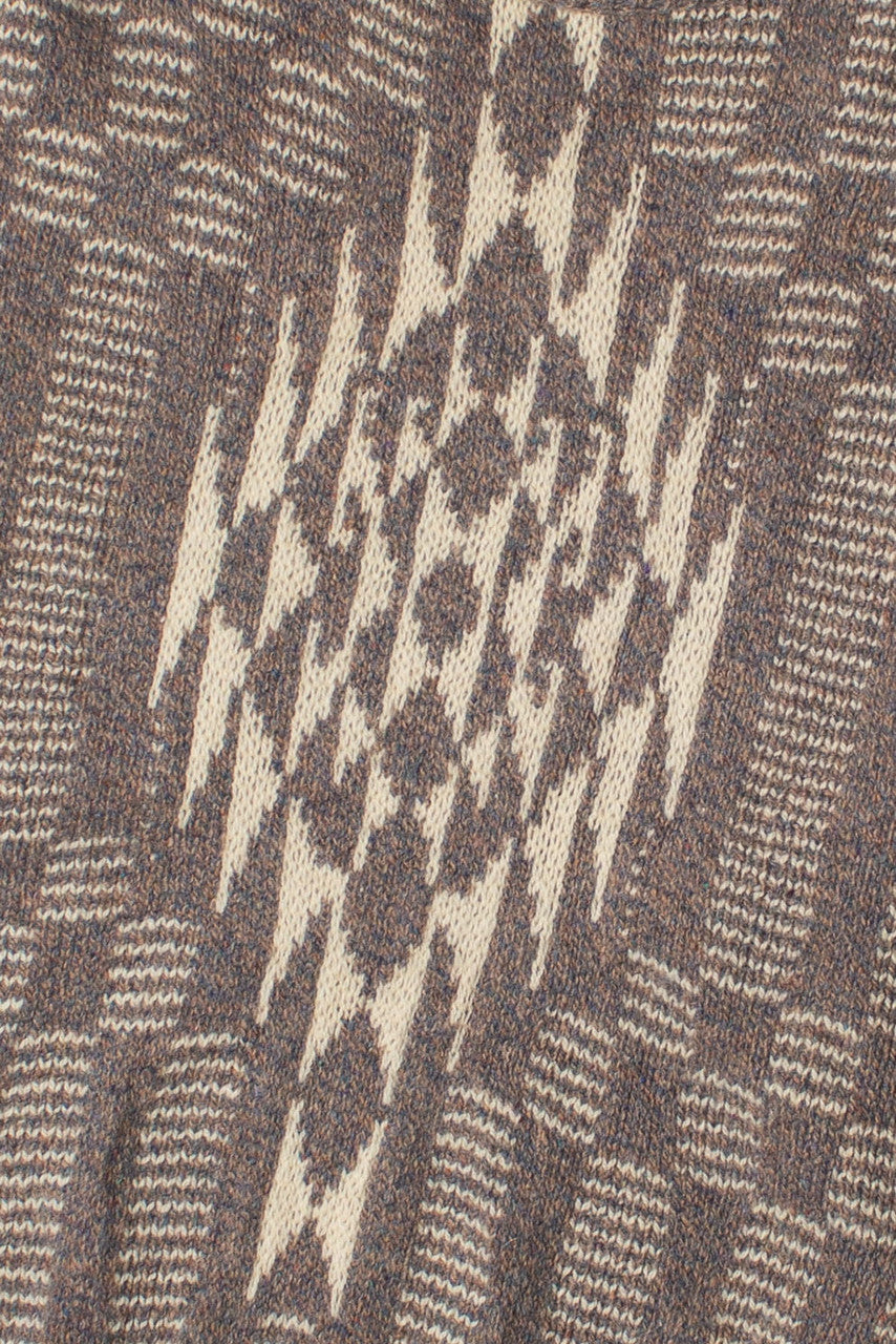 Vintage Royal North Mills Southwestern Motif Wool 80s Sweater