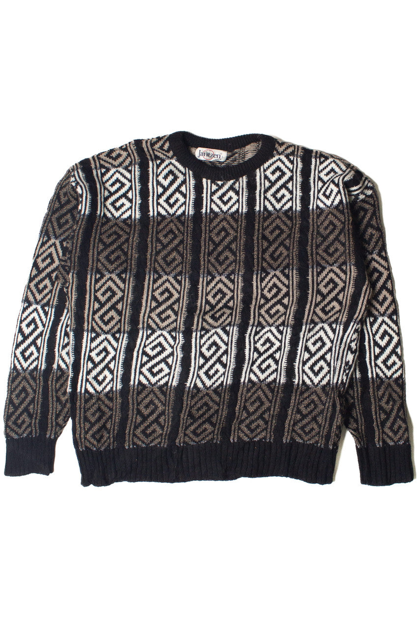 Vintage Jantzen Cable Knit Detail 80s Sweater