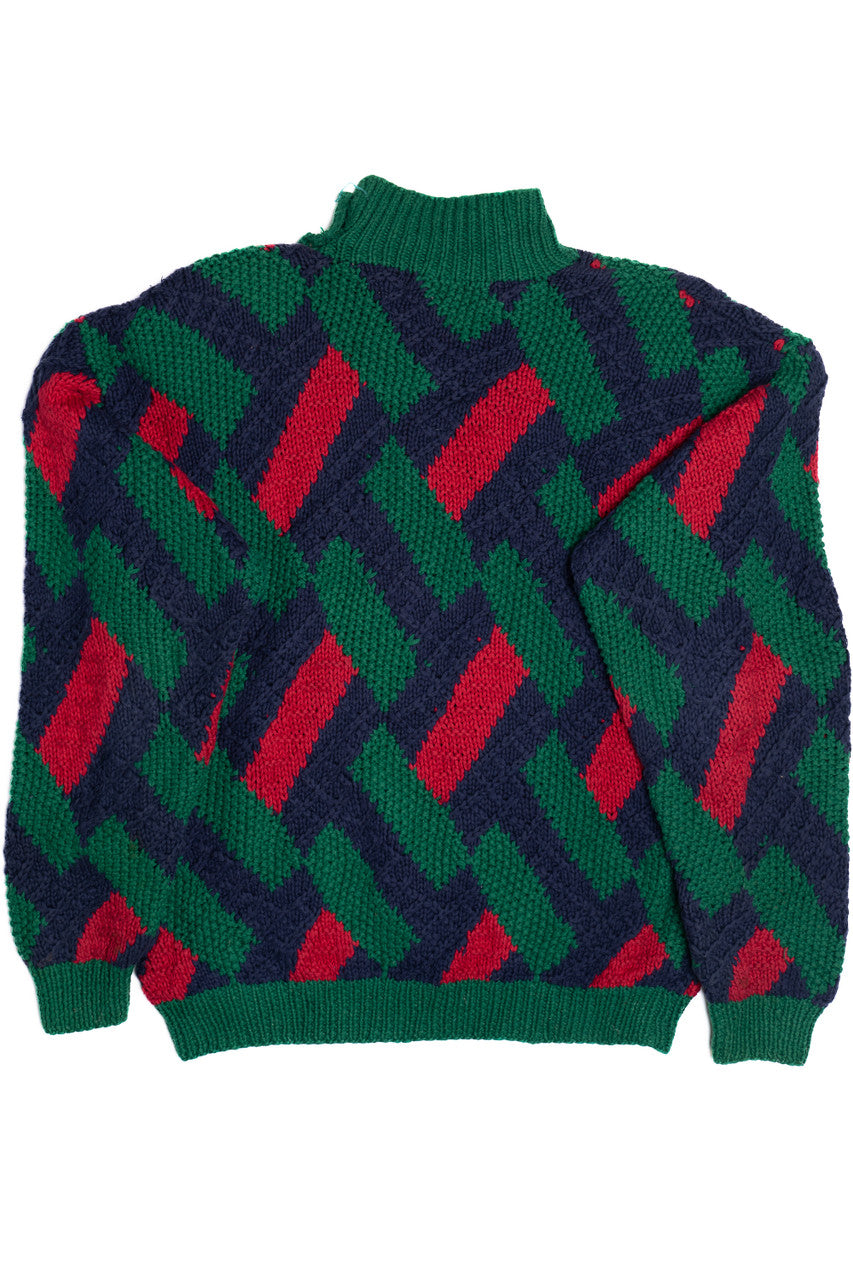Vintage Hand Knit J. Christopher 80s Sweater