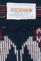 Vintage Floral  Fortune Knits Inc 80s Sweater