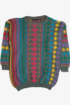Vintage Rainbow Knit Nathalie B. 80s Sweater