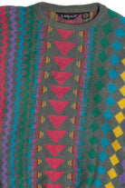 Vintage Rainbow Knit Nathalie B. 80s Sweater