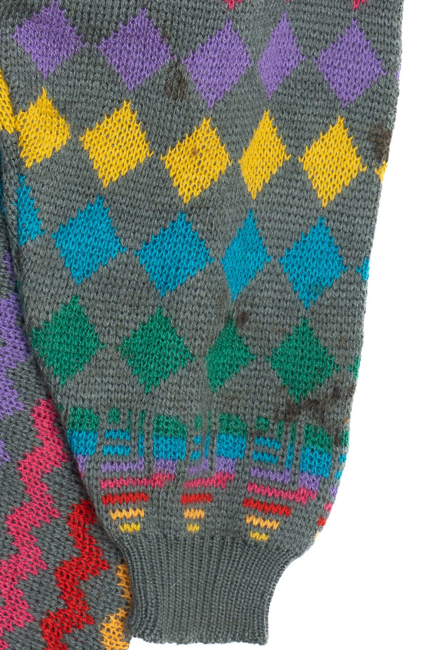 Vintage Rainbow Knit Nathalie B. 80s Sweater
