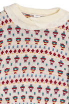 Vintage Flutter Collar Berries 80s Sweater