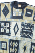 Vintage Diamond Squares 80s Sweater (1990s)