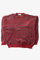 Vintage Red Enrico Gorlami 80s Sweater (1980s)