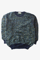 Vintage Blue Paul Fourticq 80s Sweater (1990s)