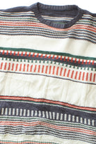 Vintage White Striped 80s Sweater (1990s)