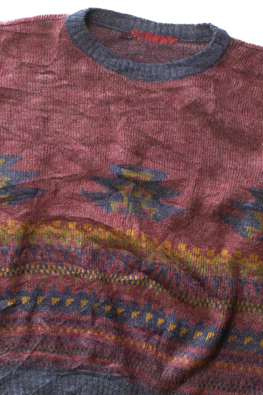 Vintage Red Italian 80s Sweater (1980s)