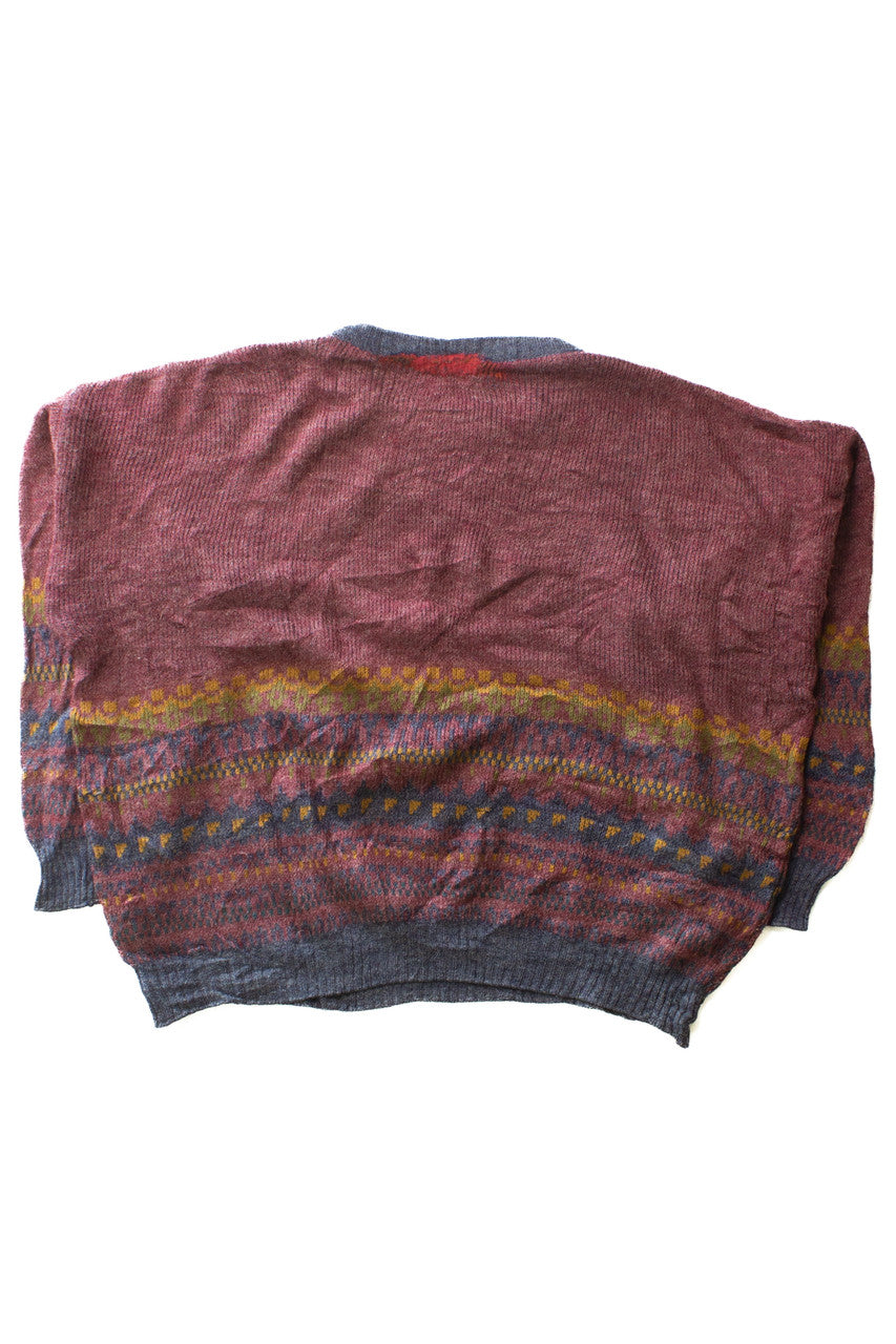 Vintage Red Italian 80s Sweater (1980s)