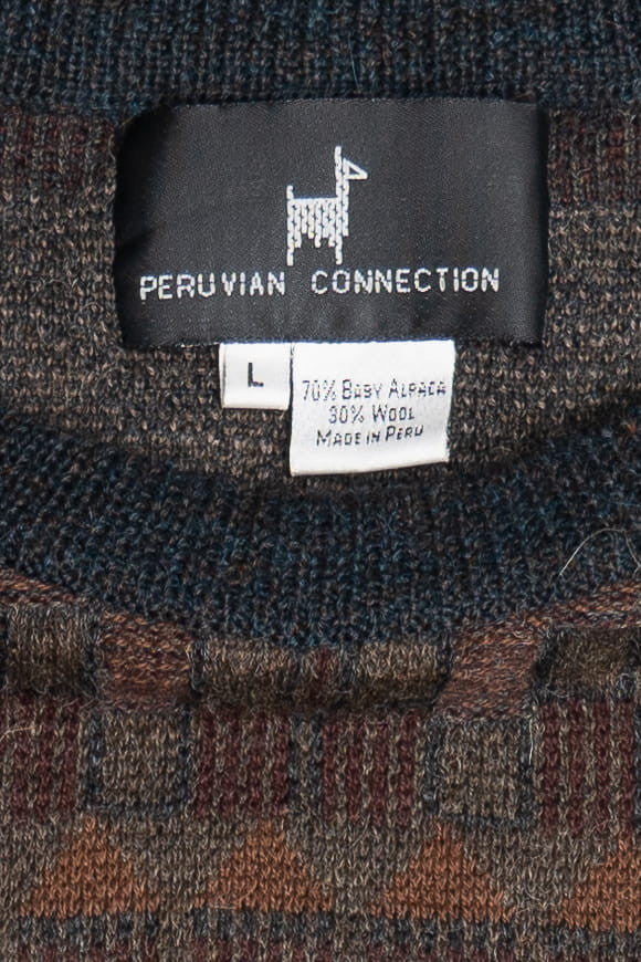 Peruvian Connection 80s Style Sweater