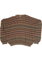 Vintage Striped Knit 80s Sweater 4518